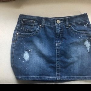 Justice girl’s jean skirt size 14